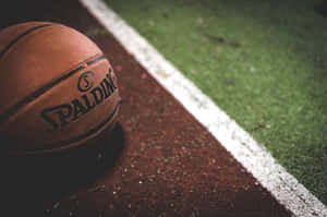 Basketballon Court Edge.jpg Wallpaper