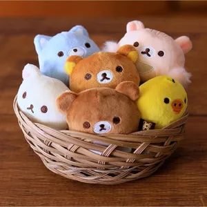 Basketof Kawaii Plushies Wallpaper