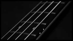 Bass Guitar Black String Chord Desktop Wallpaper