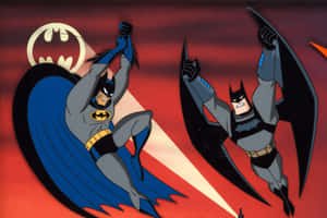 Bat Signal Lighting Up The Night Sky Wallpaper