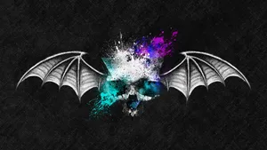 Bat Wings Abstract Art Wallpaper