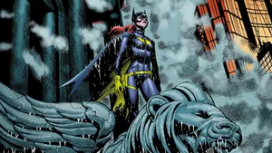 Batgirl Standing Tallon Gargoyle Wallpaper