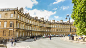 Bath Circus Georgian Architecture Wallpaper