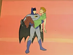 Batman And Blue Beetle In Action In Batman: The Brave And The Bold Wallpaper