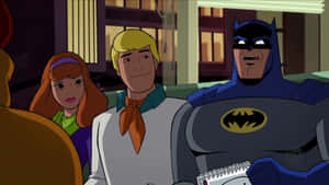 Batman And Blue Beetle In Battle - Batman: The Brave And The Bold Wallpaper