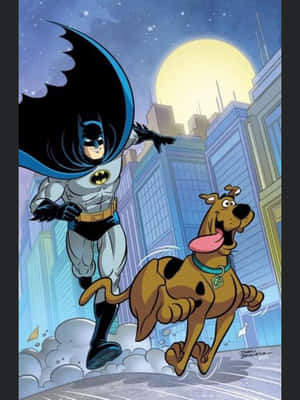 Batman And Blue Beetle Team Up In Batman: The Brave And The Bold Animated Series Wallpaper