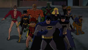 Batman And Blue Beetle Teaming Up In Batman: The Brave And The Bold Wallpaper