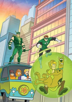 Batman And Blue Beetle Teaming Up In Batman: The Brave And The Bold Series. Wallpaper