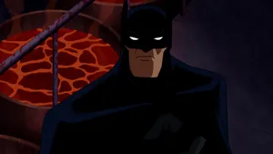 Batman And Red Hood Face Off In Gotham City Wallpaper