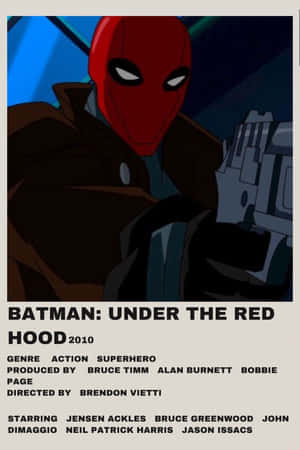 Batman And Red Hood Face Off In Gotham City Wallpaper