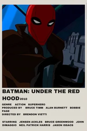 Batman And Red Hood Face Off In Gotham City Wallpaper