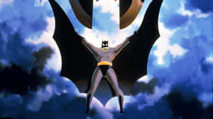 Batman And The Phantasm Face-off In An Action-packed Scene From Batman: Mask Of The Phantasm Wallpaper