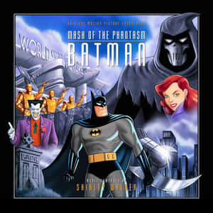 Batman And The Phantasm In A Fierce Battle Wallpaper