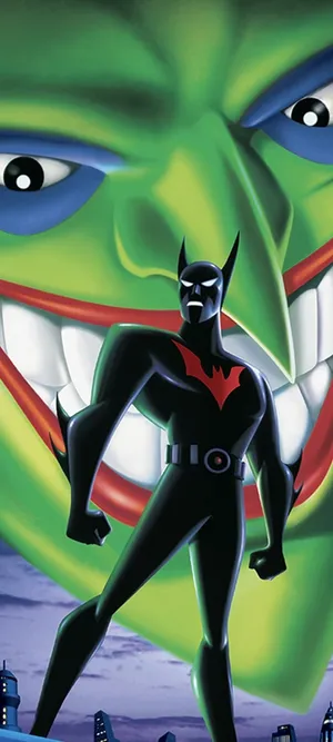 Batman Beyond And The Joker In An Epic Face-off Wallpaper
