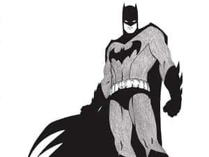 Batman Black And White 1280 X 959 Wallpaper Wallpaper