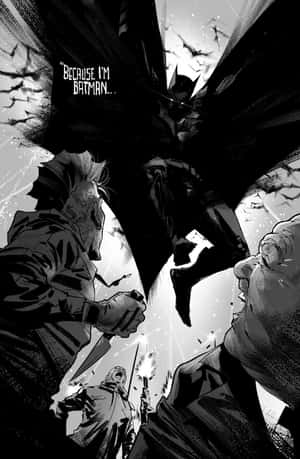 Batman Black And White: The Dark Knight In Monochrome Wallpaper