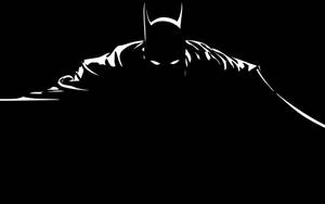 Batman Cape Minimalist Art Wallpaper