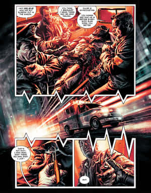 Batman Damned Comic Panel Emergency Response Wallpaper