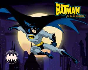 Batman Defends Gotham City. Wallpaper