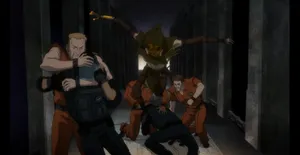 Batman In Action During Assault On Arkham Wallpaper