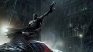 Batman In Action Wallpaper