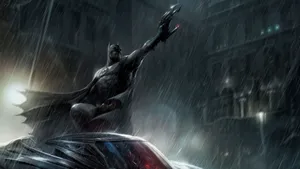 Batman In Action Wallpaper