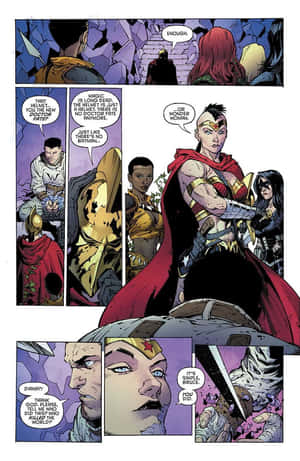 Batman_ Last_ Knight_ On_ Earth_ Panel Wallpaper