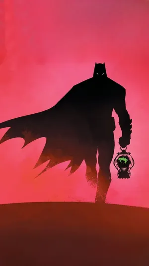 Batman Last Knight On Earth Silhouette Wallpaper