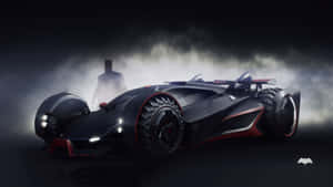 Batman Monster Car Fog Wallpaper