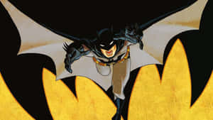 Batman Overlooking Gotham City In Batman: Year One Animated Film Wallpaper