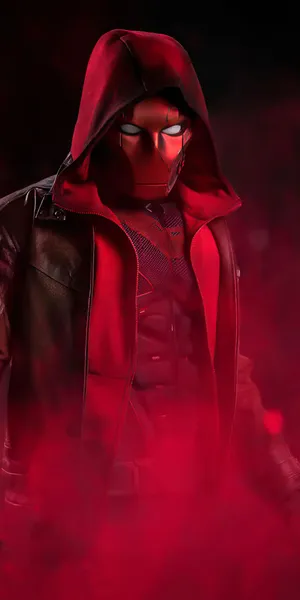 Batman, Red Hood, And Nightwing In Action Wallpaper