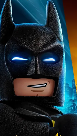 Batman's Cool Face At The Lego Batman Movie Wallpaper