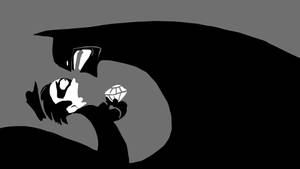 Batman Scaring Burglar Wallpaper