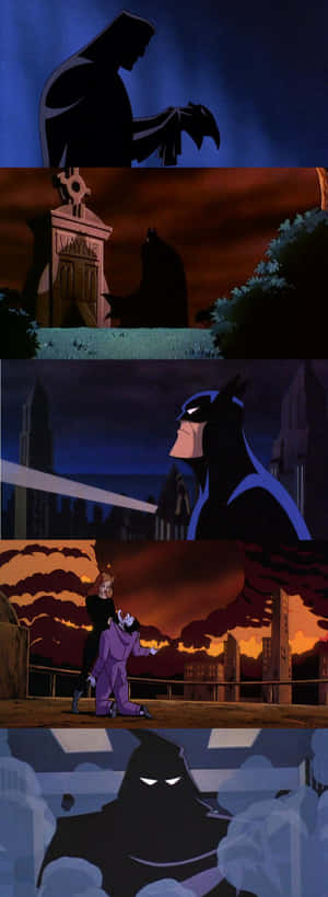 Batman Stands Tall In Batman: Mask Of The Phantasm Wallpaper