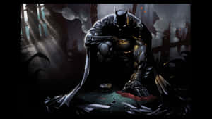 Batman Stands Vigilant In The Night. Wallpaper