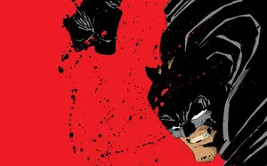 Batman Swinging Across Gotham City In Batman: Year One Wallpaper