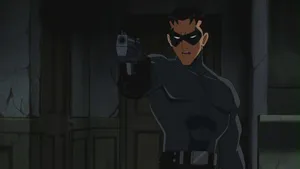 Batman Under The Red Hood Epic Showdown Wallpaper