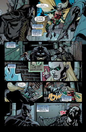 Batman War Games In Action Wallpaper