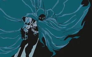 Batman Watches Over Gotham In The Long Halloween Wallpaper