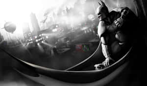 Batman Watchful Guardian Over Gotham Wallpaper