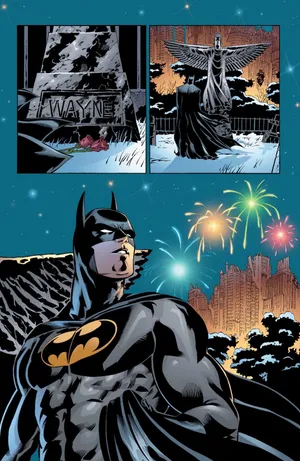 Batman Watching Over Gotham Wallpaper