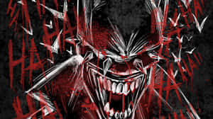 Batman Who Laughs Grinning Chaos Wallpaper