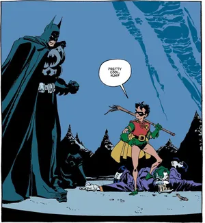 Batmanand Robin Snow Victory Wallpaper