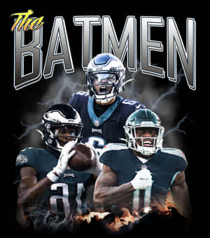 Batmen Teammates Aj Brown Wallpaper