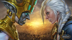 Battle For Azeroth: Talanji Confronts Jaina Wallpaper