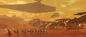 Battle_of_ Geonosis_ Epic_ Confrontation Wallpaper