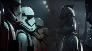 Battle Of Power - Clone Trooper In Raid Wallpaper