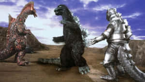 Battle Of The Titans: Godzilla Vs Mechagodzilla Wallpaper