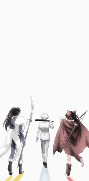 Battle-ready Heroines Of Yashahime Wallpaper