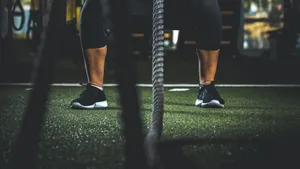 Battle Rope Gym Workout Wallpaper